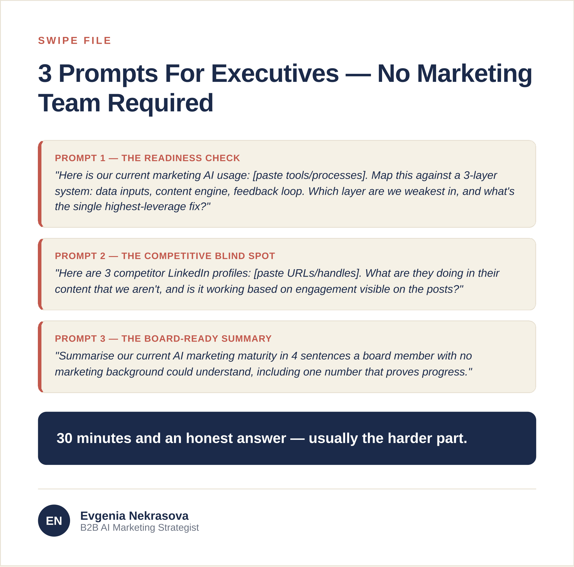 3 Prompts to Audit Your Marketing (No Team Required)